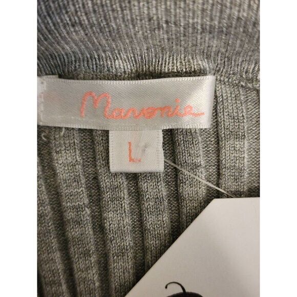 Maronie Knit Skirt Large, Grey New with Tags - Picture 7 of 7